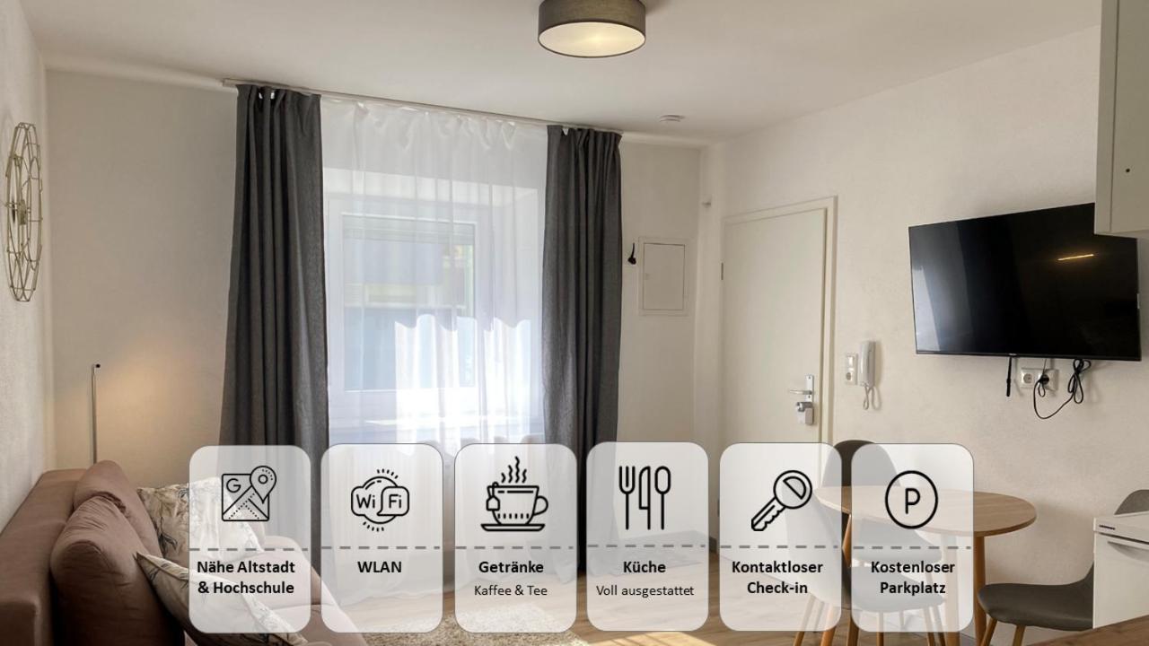Modernes Apartment - Zentrale Lage - Kostenloses Parken Άμπεργκ Εξωτερικό φωτογραφία
